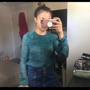 Free People Beaded Top